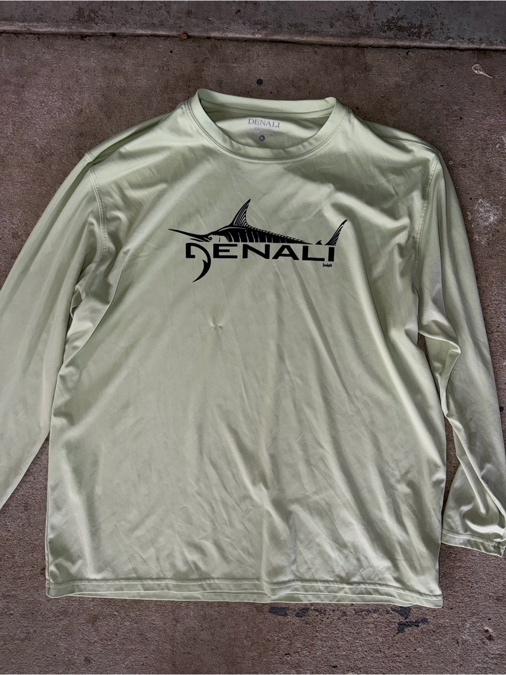 Denali Men's Long-Sleeve Performance Shirt in Light Green